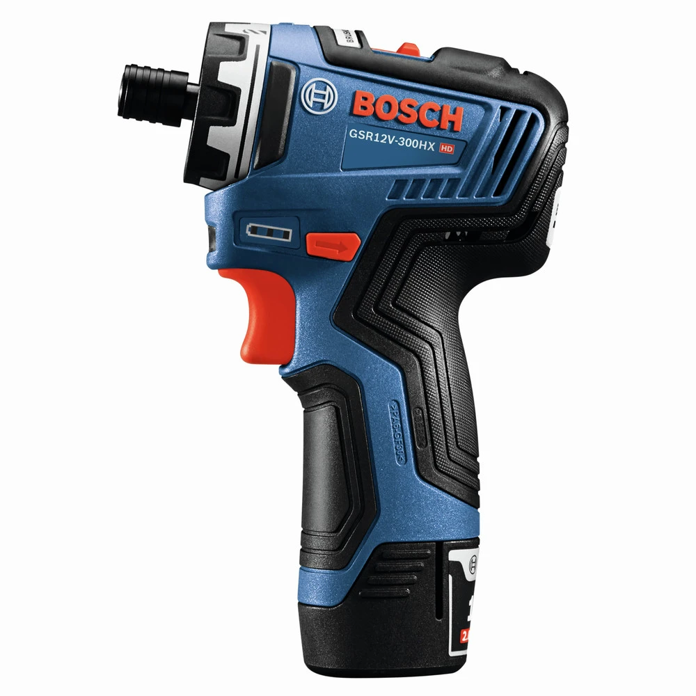 Bosch GSR12V-300HXB22 12V Max Brushless Lithium-Ion Two-Speed Hex 1/4 In. Cordless Screwdriver Kit (2 Ah) 3 Bosch GSR12V-300HXB22 12V Max Brushless Lithium-Ion Two-Speed Hex 1/4 In. Cordless Screwdriver Kit (2 Ah) - Image 3