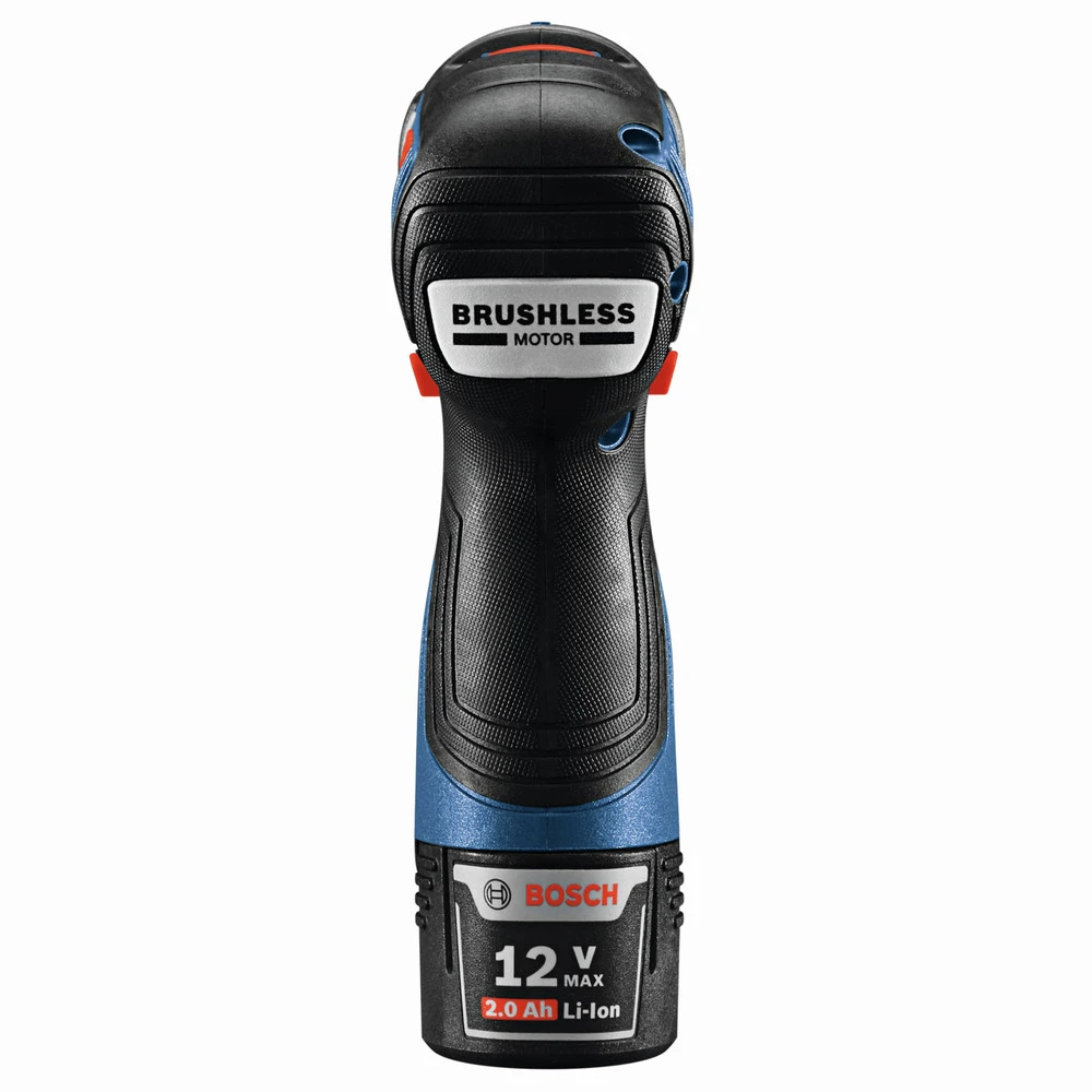 Bosch GSR12V-300HXB22 12V Max Brushless Lithium-Ion Two-Speed Hex 1/4 In. Cordless Screwdriver Kit (2 Ah) 5 Bosch GSR12V-300HXB22 12V Max Brushless Lithium-Ion Two-Speed Hex 1/4 In. Cordless Screwdriver Kit (2 Ah) - Image 5