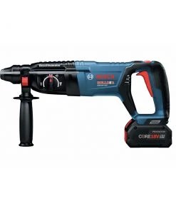 Bosch GBH18V-26DK24 Bulldog 18V EC Brushless Lithium-Ion 1 In. Cordless SDS-plus Rotary Hammer Kit With 2 Batteries (8 Ah) 19 Bosch GBH18V-26DK24 Bulldog 18V EC Brushless Lithium-Ion 1 In. Cordless SDS-plus Rotary Hammer Kit With 2 Batteries (8 Ah) -Bosch shop bshngbh18v 26dk24 b