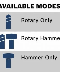 Bosch GBH18V-26DK24 Bulldog 18V EC Brushless Lithium-Ion 1 In. Cordless SDS-plus Rotary Hammer Kit With 2 Batteries (8 Ah) 21 Bosch GBH18V-26DK24 Bulldog 18V EC Brushless Lithium-Ion 1 In. Cordless SDS-plus Rotary Hammer Kit With 2 Batteries (8 Ah) -Bosch shop bshngbh18v 26dk24 d