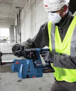 Bosch GBH18V-26K25 Bulldog 18V Brushless Lithium-Ion 1 In. Cordless SDS-plus Rotary Hammer Kit With 2 Batteries (4 Ah) -Bosch shop bshngbh18v 26k25 f