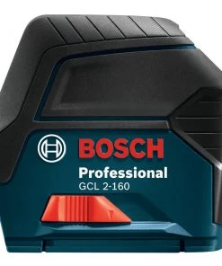 Bosch GCL2-160 Self-Leveling Cross-Line Laser With Plumb Points -Bosch shop bshngcl2 160 b