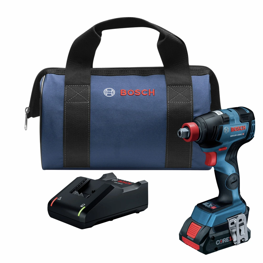 Bosch GDX18V-1800CB15 18V Brushless Socket Ready Impact Driver Kit With 4.0 Ah CORE Compact Battery 1 Bosch GDX18V-1800CB15 18V Brushless Socket Ready Impact Driver Kit With 4.0 Ah CORE Compact Battery