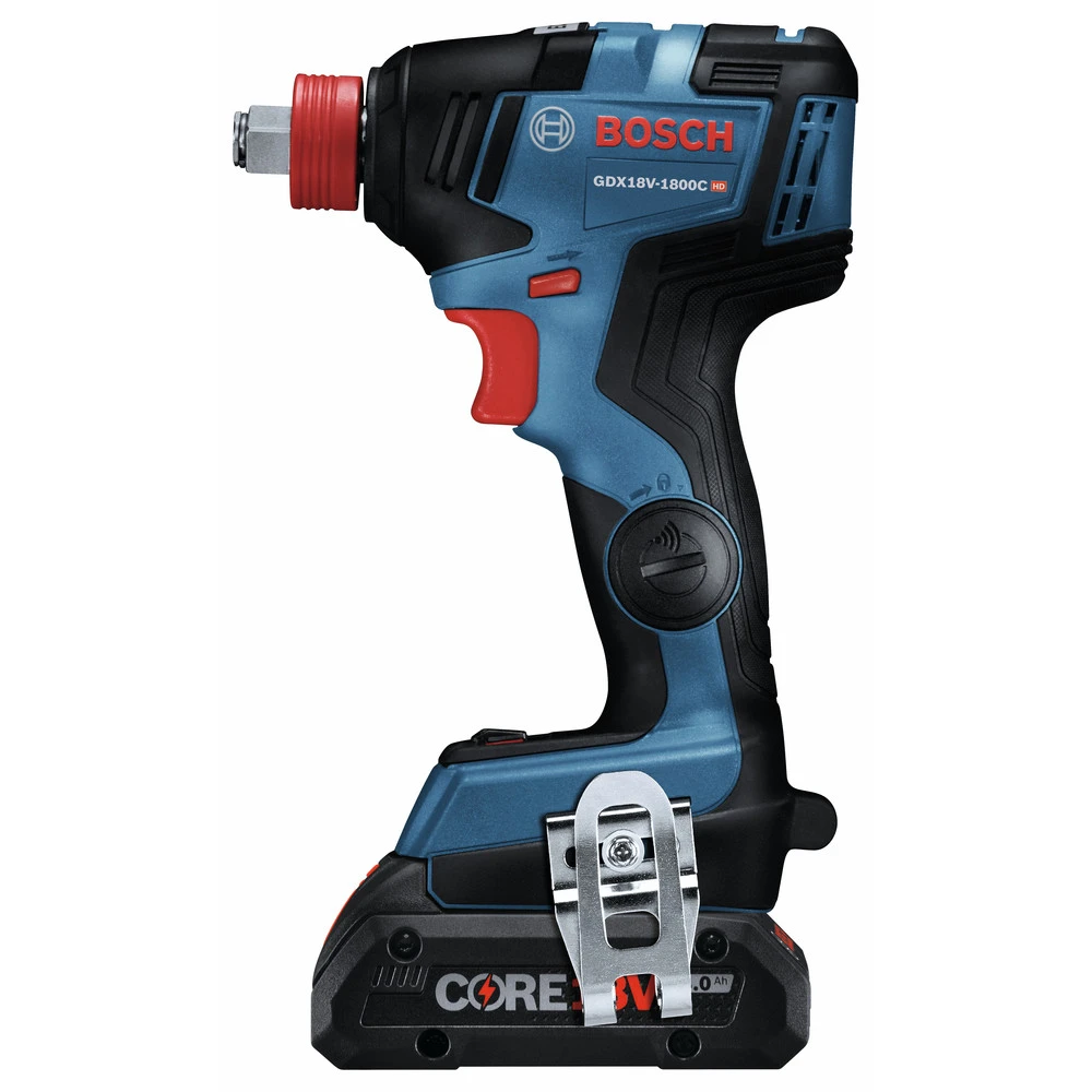 Bosch GDX18V-1800CB15 18V Brushless Socket Ready Impact Driver Kit With 4.0 Ah CORE Compact Battery 3 Bosch GDX18V-1800CB15 18V Brushless Socket Ready Impact Driver Kit With 4.0 Ah CORE Compact Battery - Image 3