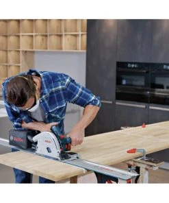 Bosch GKT18V-20GCL PROFACTOR 18V Cordless 5-1/2 In. Track Saw With BiTurbo Brushless Technology And Plunge Action (Tool Only) 20 Bosch GKT18V-20GCL PROFACTOR 18V Cordless 5-1/2 In. Track Saw With BiTurbo Brushless Technology And Plunge Action (Tool Only) -Bosch shop bshngkt18v 20gcl h