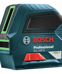 Bosch GLL 100 GX Green Beam Self-Leveling Cordless Cross-Line Laser -Bosch shop bshngll100gx c