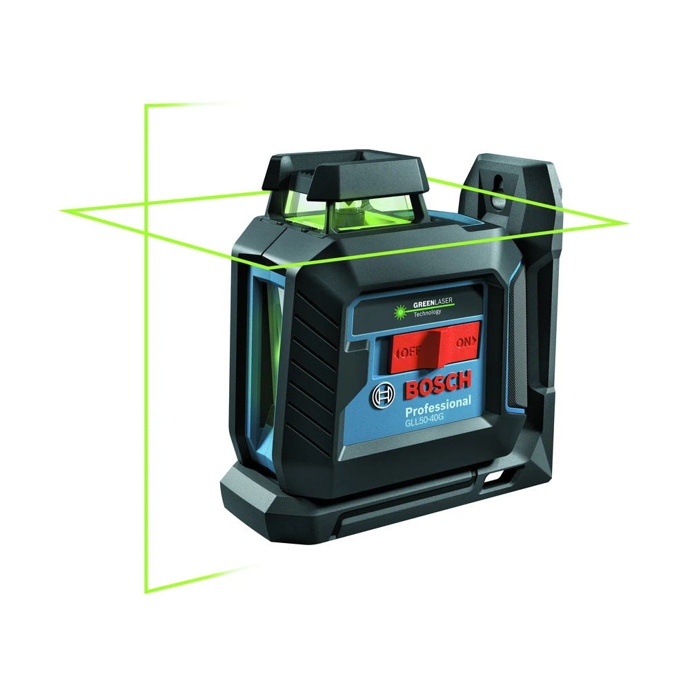 Bosch GLL50-40G Green Beam Self-Leveling 360 Degree Cordless Cross-Line Laser 1 Bosch GLL50-40G Green Beam Self-Leveling 360 Degree Cordless Cross-Line Laser