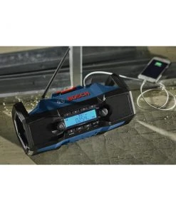 Bosch GPB18V-2CN 18V Compact Jobsite Radio With Bluetooth 5.0 -Bosch shop bshngpb18v 2cn f