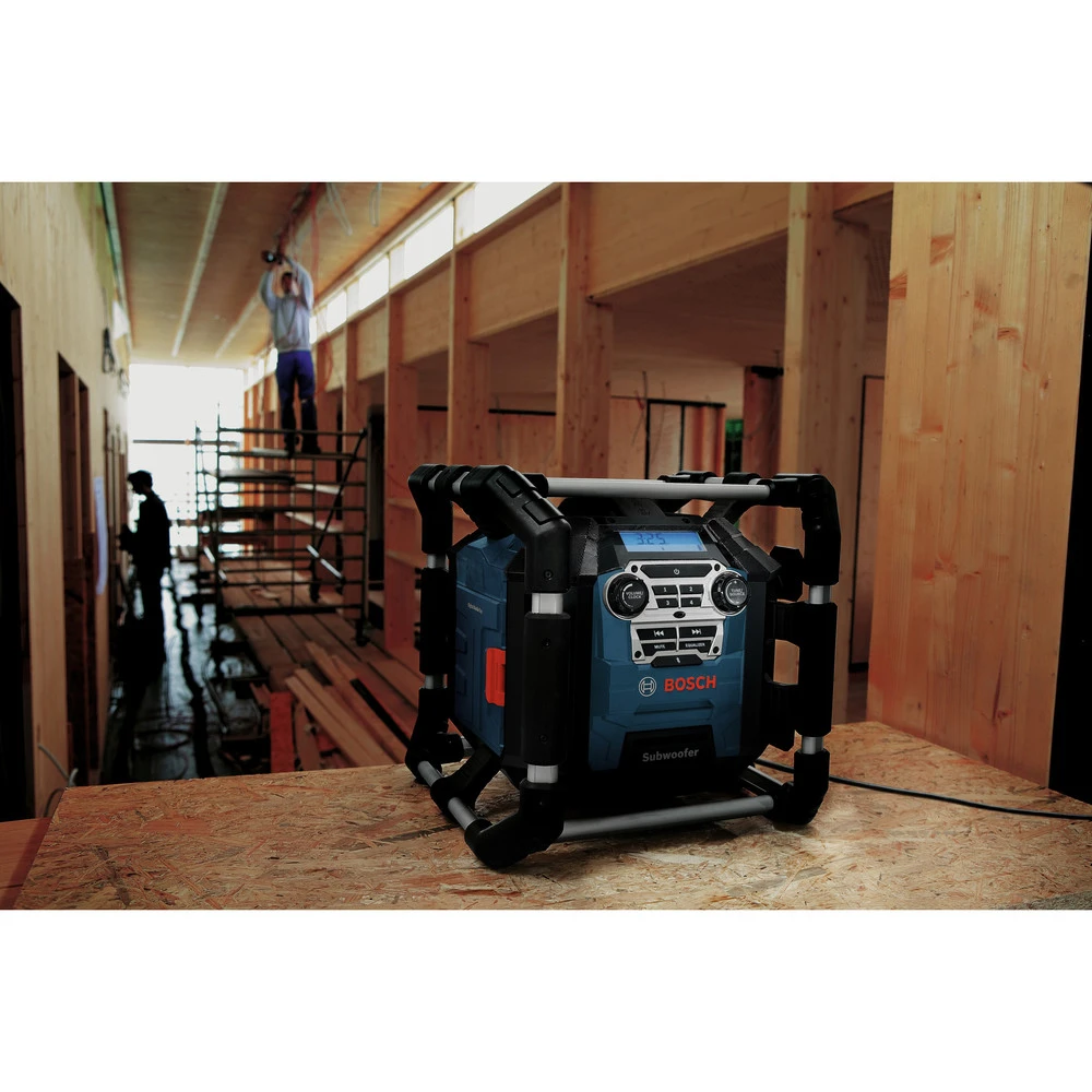 Bosch GPB18V-5CN 18V Lithium-Ion Bluetooth 5 Cordless/Corded Jobsite Radio and Power Station with 2 AA Batteries (Tool Only) Bosch GPB18V-5CN 18V Lithium-Ion Bluetooth 5 Cordless/Corded Jobsite Radio And Power Station With 2 AA Batteries (Tool Only) -Bosch shop bshngpb18v 5cn a