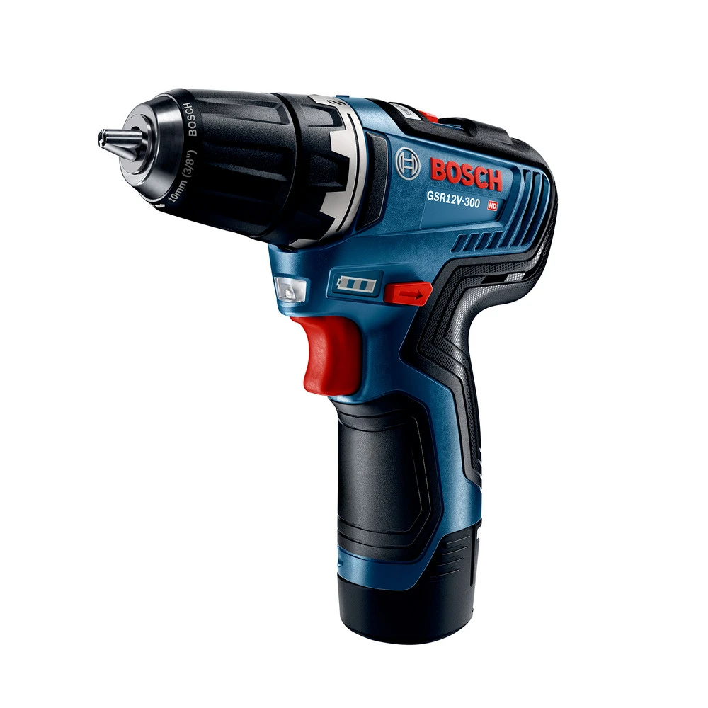 Bosch GSR12V-300B22 12V Max EC Brushless Lithium-Ion 3/8 In. Cordless Drill Driver Kit (2 Ah) 3 Bosch GSR12V-300B22 12V Max EC Brushless Lithium-Ion 3/8 In. Cordless Drill Driver Kit (2 Ah) - Image 3