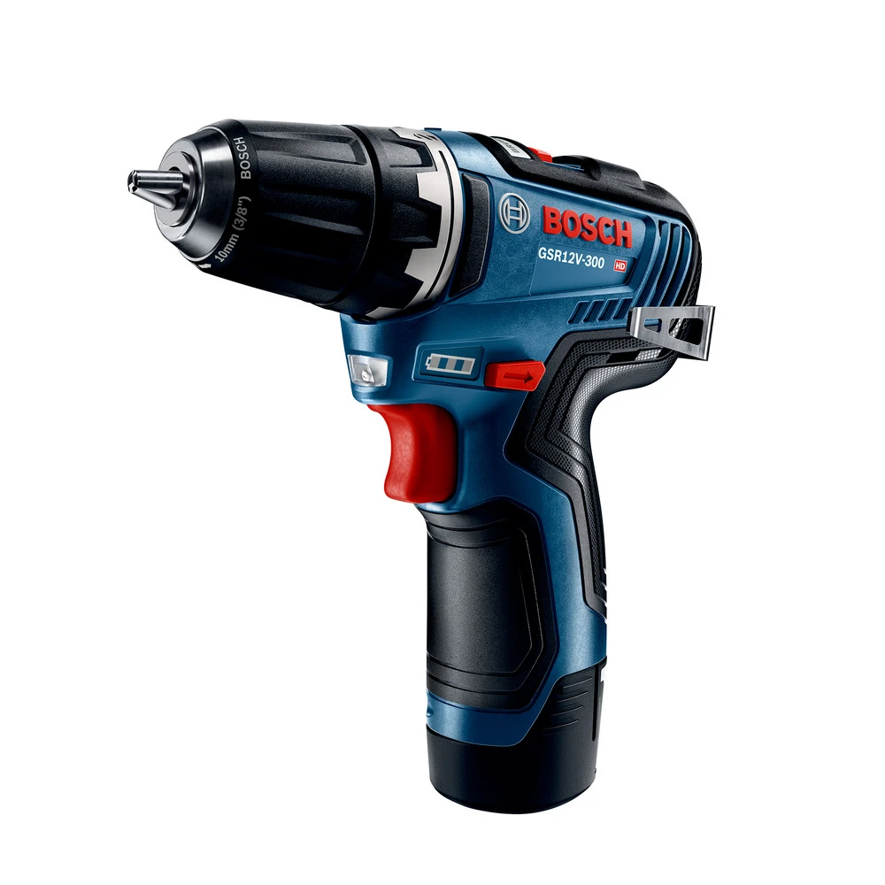 Bosch GSR12V-300B22 12V Max EC Brushless Lithium-Ion 3/8 In. Cordless Drill Driver Kit (2 Ah) 4 Bosch GSR12V-300B22 12V Max EC Brushless Lithium-Ion 3/8 In. Cordless Drill Driver Kit (2 Ah) - Image 4