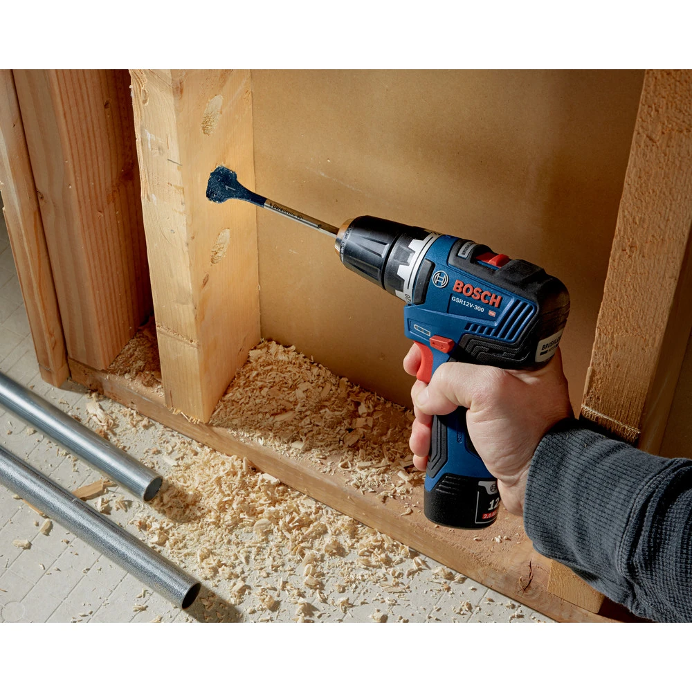 Bosch GSR12V-300B22 12V Max EC Brushless Lithium-Ion 3/8 In. Cordless Drill Driver Kit (2 Ah) 10 Bosch GSR12V-300B22 12V Max EC Brushless Lithium-Ion 3/8 In. Cordless Drill Driver Kit (2 Ah) - Image 10