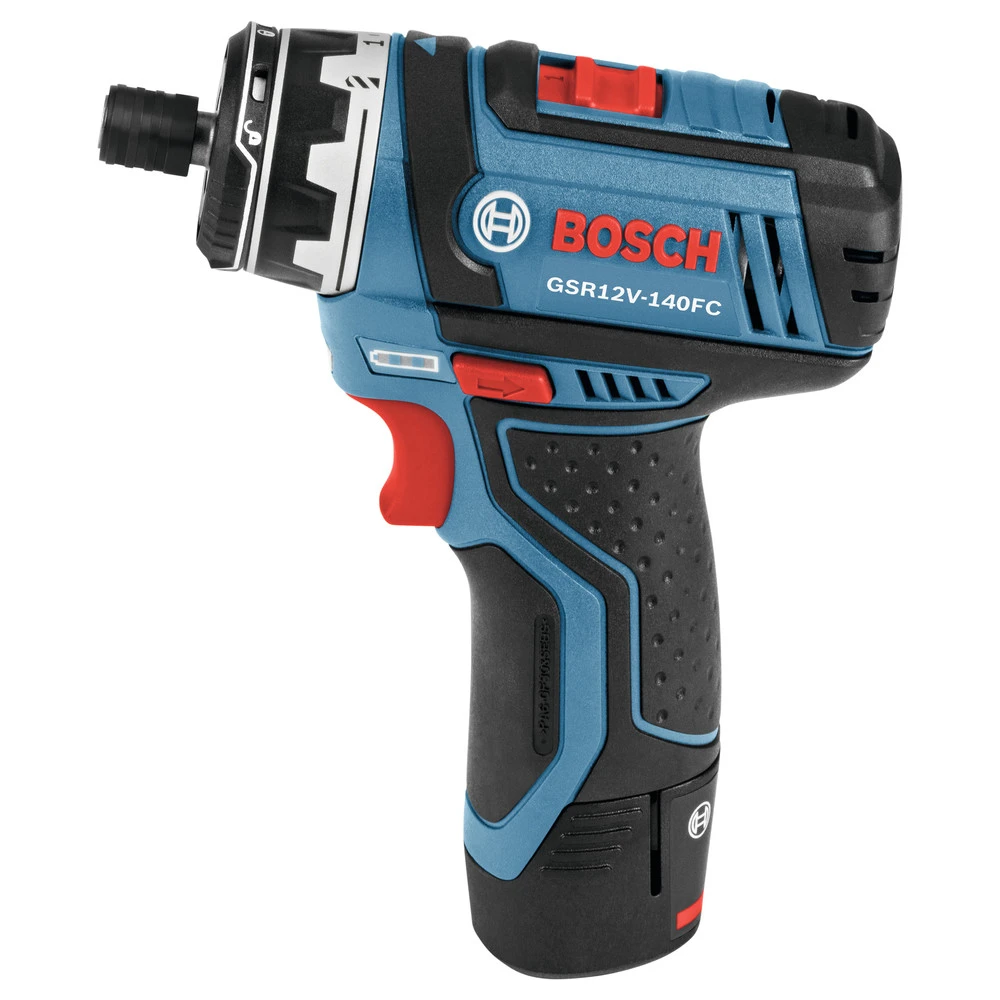 Bosch GSR12V-140FCB22 12V Max Lithium-Ion FlexiClick 5-in-1 1/4 In. Cordless Drill Driver System Kit (2 Ah) 7 Bosch GSR12V-140FCB22 12V Max Lithium-Ion FlexiClick 5-in-1 1/4 In. Cordless Drill Driver System Kit (2 Ah) - Image 7