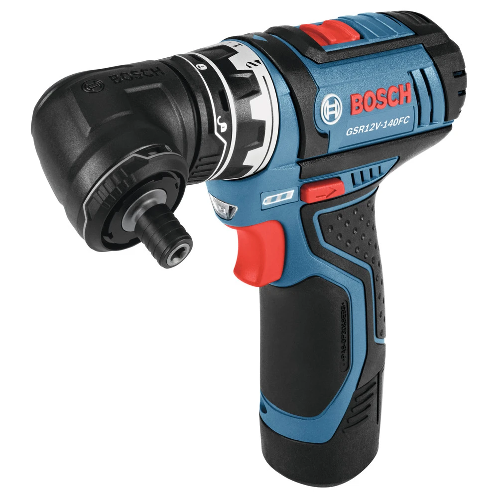 Bosch GSR12V-140FCB22 12V Max Lithium-Ion FlexiClick 5-in-1 1/4 In. Cordless Drill Driver System Kit (2 Ah) 10 Bosch GSR12V-140FCB22 12V Max Lithium-Ion FlexiClick 5-in-1 1/4 In. Cordless Drill Driver System Kit (2 Ah) - Image 10