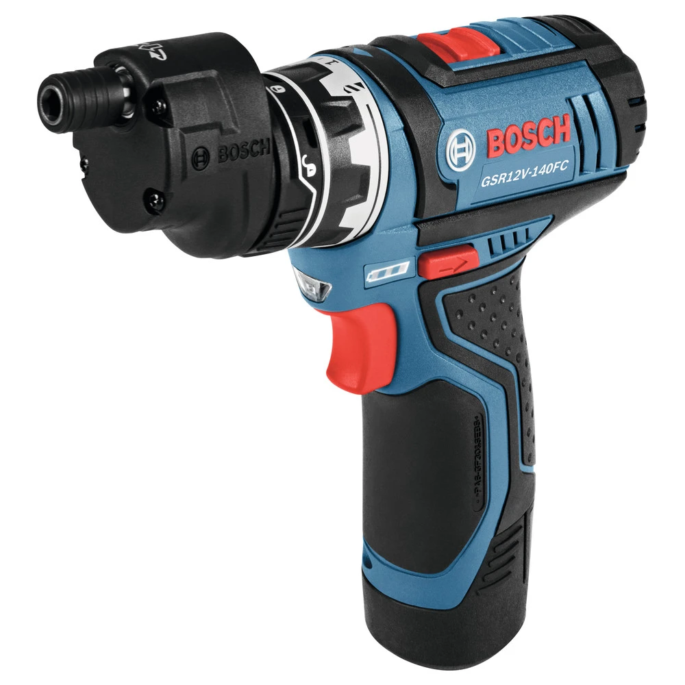 Bosch GSR12V-140FCB22 12V Max Lithium-Ion FlexiClick 5-in-1 1/4 In. Cordless Drill Driver System Kit (2 Ah) 11 Bosch GSR12V-140FCB22 12V Max Lithium-Ion FlexiClick 5-in-1 1/4 In. Cordless Drill Driver System Kit (2 Ah) - Image 11