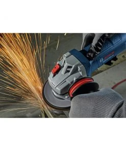 Bosch GWS10-450PD 120V 10 Amp Compact 4-1/2 In. Corded Ergonomic Angle Grinder With No Lock-On Paddle Switch -Bosch shop bshngws10 450pd d