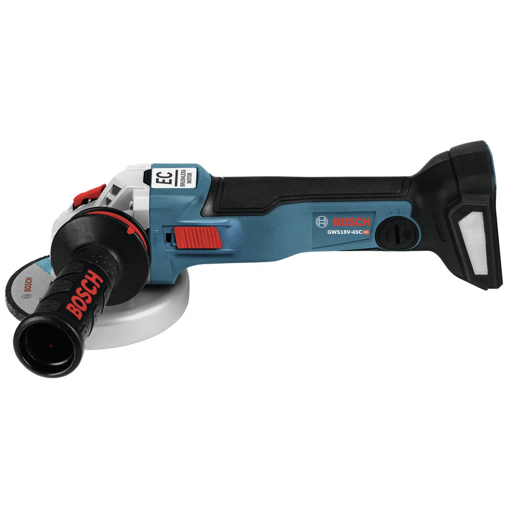 Bosch GWS18V-45CN 18V EC/ 4-1/2 In. Brushless Connected-Ready Angle Grinder (Tool Only) 2 Bosch GWS18V-45CN 18V EC/ 4-1/2 In. Brushless Connected-Ready Angle Grinder (Tool Only) - Image 2