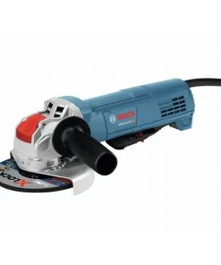 Bosch GWX10-45PE 120V 10 Amp X-LOCK Ergonomic 4-1/2 In. Corded Angle Grinder With Paddle Switch