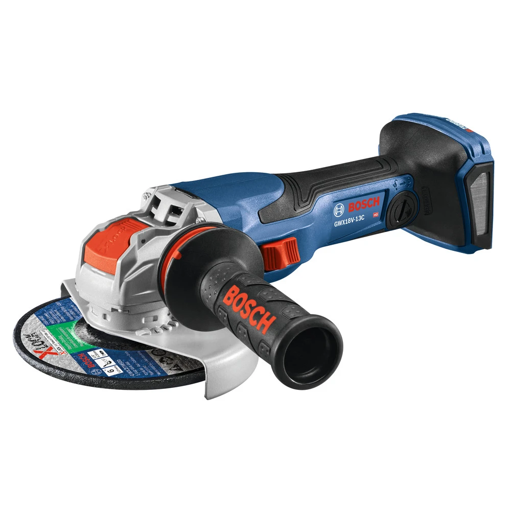 Bosch GWX18V-13CN PROFACTOR 18V Spitfire X-LOCK 5-6 In. Cordless Angle Grinder With Slide Switch (Tool Only) 1 Bosch GWX18V-13CN PROFACTOR 18V Spitfire X-LOCK 5-6 In. Cordless Angle Grinder With Slide Switch (Tool Only)