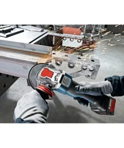 Bosch GWX18V-50PCN X-LOCK 18V EC Brushless Connected-Ready 4-1/2 In. - 5 In. Angle Grinder With No Lock-On Paddle Switch (Tool Only) 6 Bosch GWX18V-50PCN X-LOCK 18V EC Brushless Connected-Ready 4-1/2 In. - 5 In. Angle Grinder With No Lock-On Paddle Switch (Tool Only) -Bosch shop bshngwx18v 50pcn b
