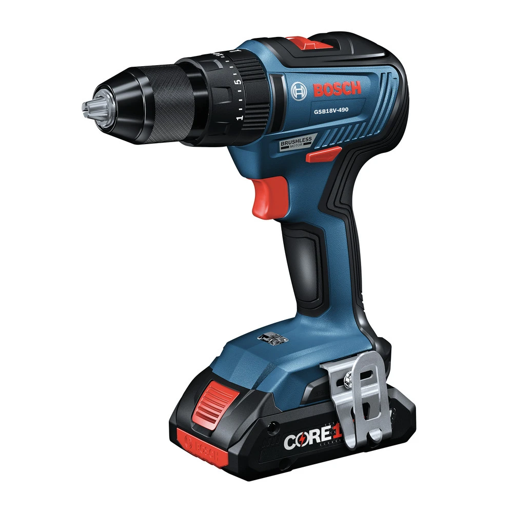 Bosch GXL18V-233B25 18V Freak 1/4 In. And 1/2 In. Two-in-One Bit/Socket Impact Driver And 1/2 In. Hammer Drill Driver Combo Kit (4 Ah) 2 Bosch GXL18V-233B25 18V Freak 1/4 In. And 1/2 In. Two-in-One Bit/Socket Impact Driver And 1/2 In. Hammer Drill Driver Combo Kit (4 Ah) - Image 2