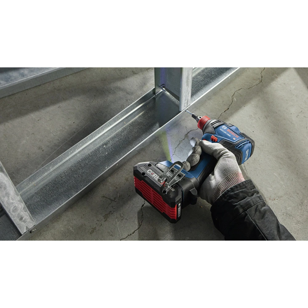 Bosch GXL18V-233B25 18V Freak 1/4 In. And 1/2 In. Two-in-One Bit/Socket Impact Driver And 1/2 In. Hammer Drill Driver Combo Kit (4 Ah) 6 Bosch GXL18V-233B25 18V Freak 1/4 In. And 1/2 In. Two-in-One Bit/Socket Impact Driver And 1/2 In. Hammer Drill Driver Combo Kit (4 Ah) - Image 6