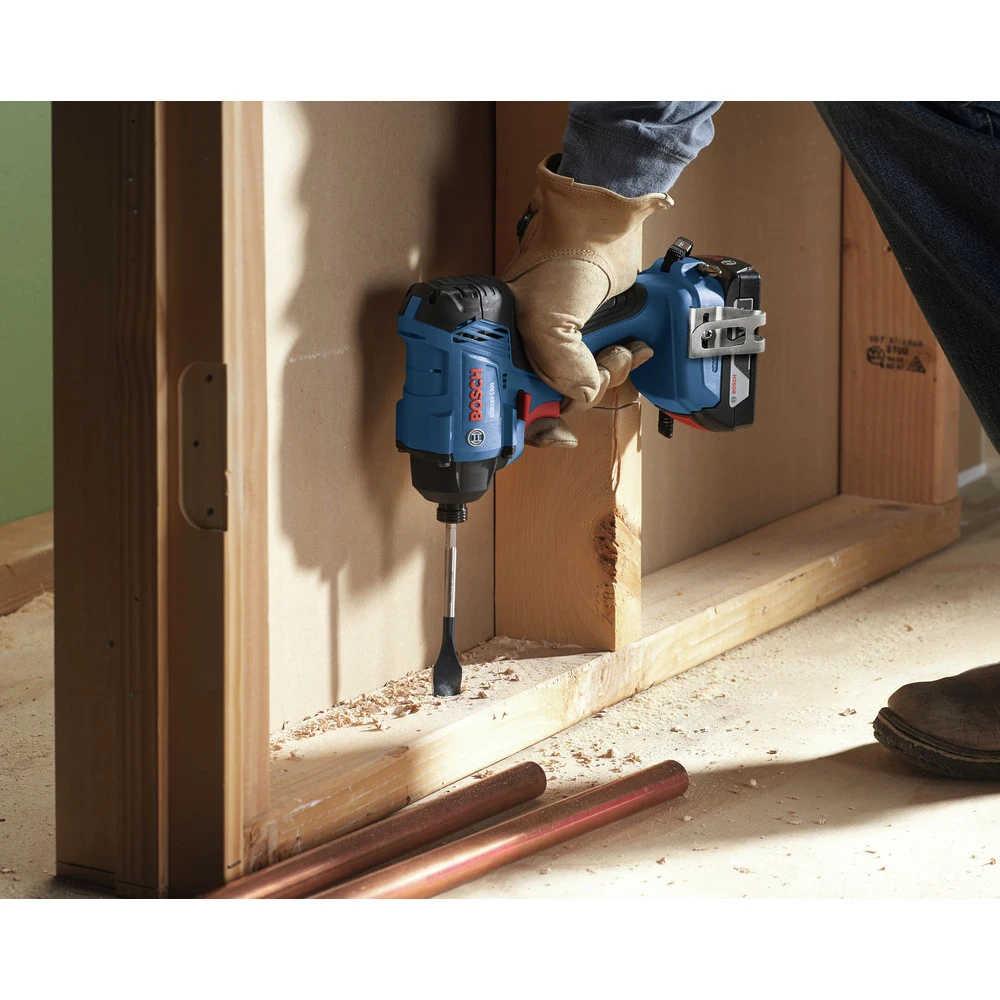 Bosch GXL18V-26B22 18V 2-Tool Combo Kit With 1/2 In. Compact Drill/Driver And 1/4 In. Hex Impact Driver 4 Bosch GXL18V-26B22 18V 2-Tool Combo Kit With 1/2 In. Compact Drill/Driver And 1/4 In. Hex Impact Driver - Image 4