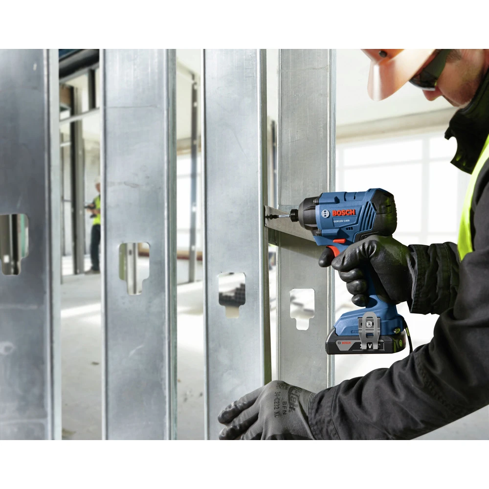 Bosch GXL18V-26B22 18V 2-Tool Combo Kit With 1/2 In. Compact Drill/Driver And 1/4 In. Hex Impact Driver 5 Bosch GXL18V-26B22 18V 2-Tool Combo Kit With 1/2 In. Compact Drill/Driver And 1/4 In. Hex Impact Driver - Image 5