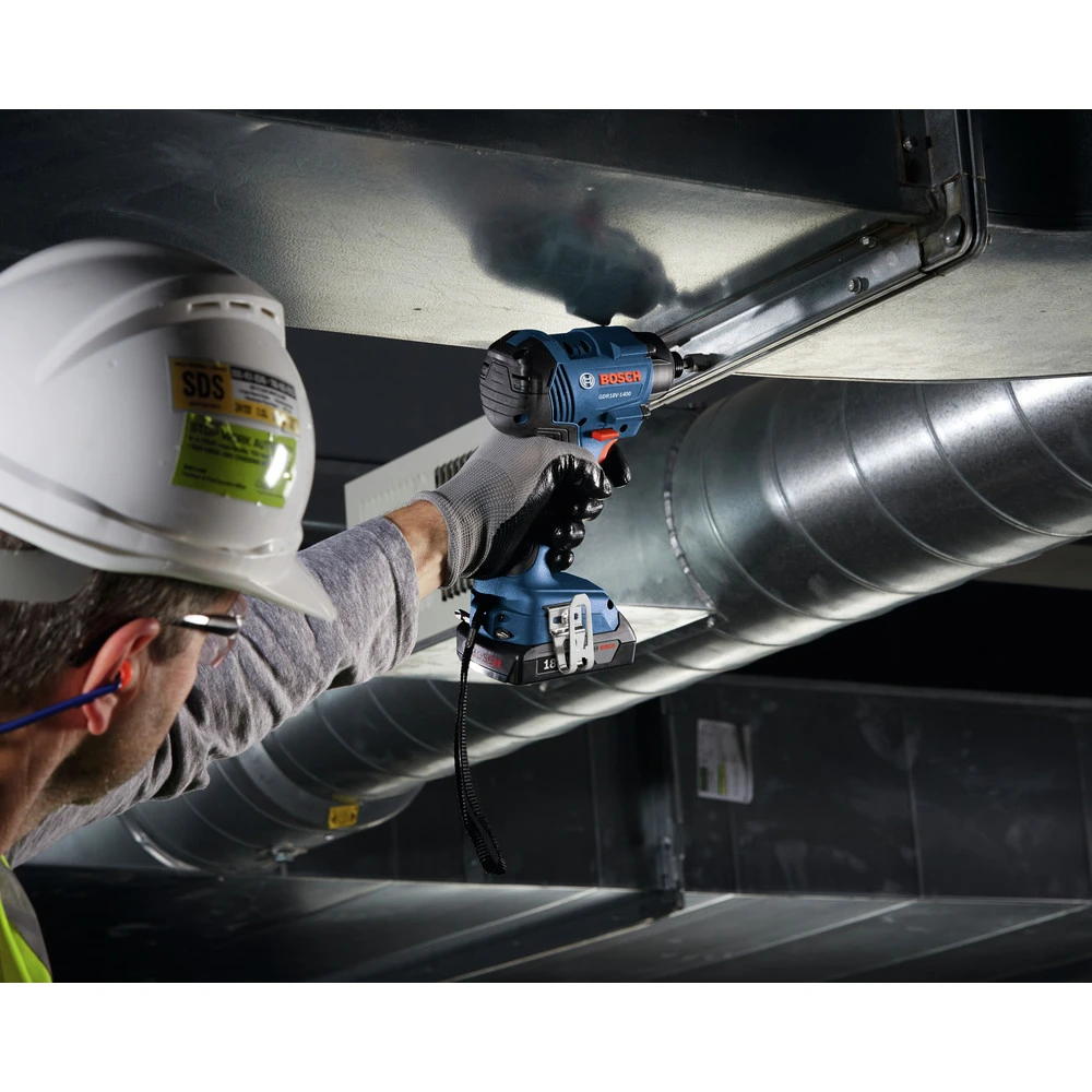 Bosch GXL18V-26B22 18V 2-Tool Combo Kit With 1/2 In. Compact Drill/Driver And 1/4 In. Hex Impact Driver 6 Bosch GXL18V-26B22 18V 2-Tool Combo Kit With 1/2 In. Compact Drill/Driver And 1/4 In. Hex Impact Driver - Image 6