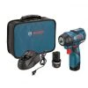 Bosch PS82-02 12V MAX 2.0 Ah Cordless Lithium-Ion EC Brushless 3/8 In. Impact Wrench Kit