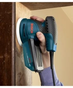 Bosch ROS20VSC 5 In. VS Palm Random Orbit Sander Kit With Canvas Carrying Bag -Bosch shop bshnros20vsc c