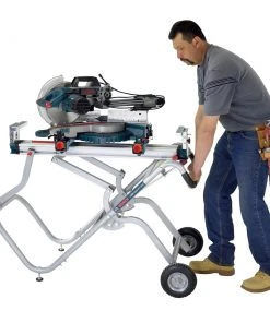 Bosch T4B Gravity-Rise Wheeled Miter Saw Stand -Bosch shop bshnt4b c