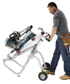 Bosch T4B Gravity-Rise Wheeled Miter Saw Stand -Bosch shop bshnt4b d