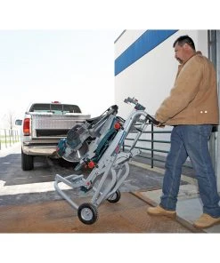 Bosch T4B Gravity-Rise Wheeled Miter Saw Stand -Bosch shop bshnt4b f