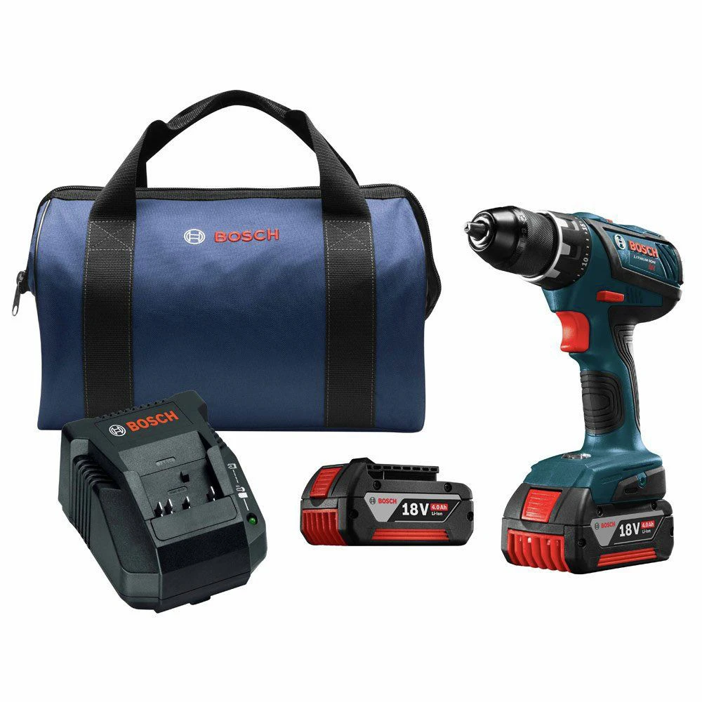 Factory Reconditioned Bosch DDS181A-01-RT 18V 4.0 Ah Compact Tough Cordless Li-Ion 1/2 In. Drill Driver Kit 1 Factory Reconditioned Bosch DDS181A-01-RT 18V 4.0 Ah Compact Tough Cordless Li-Ion 1/2 In. Drill Driver Kit