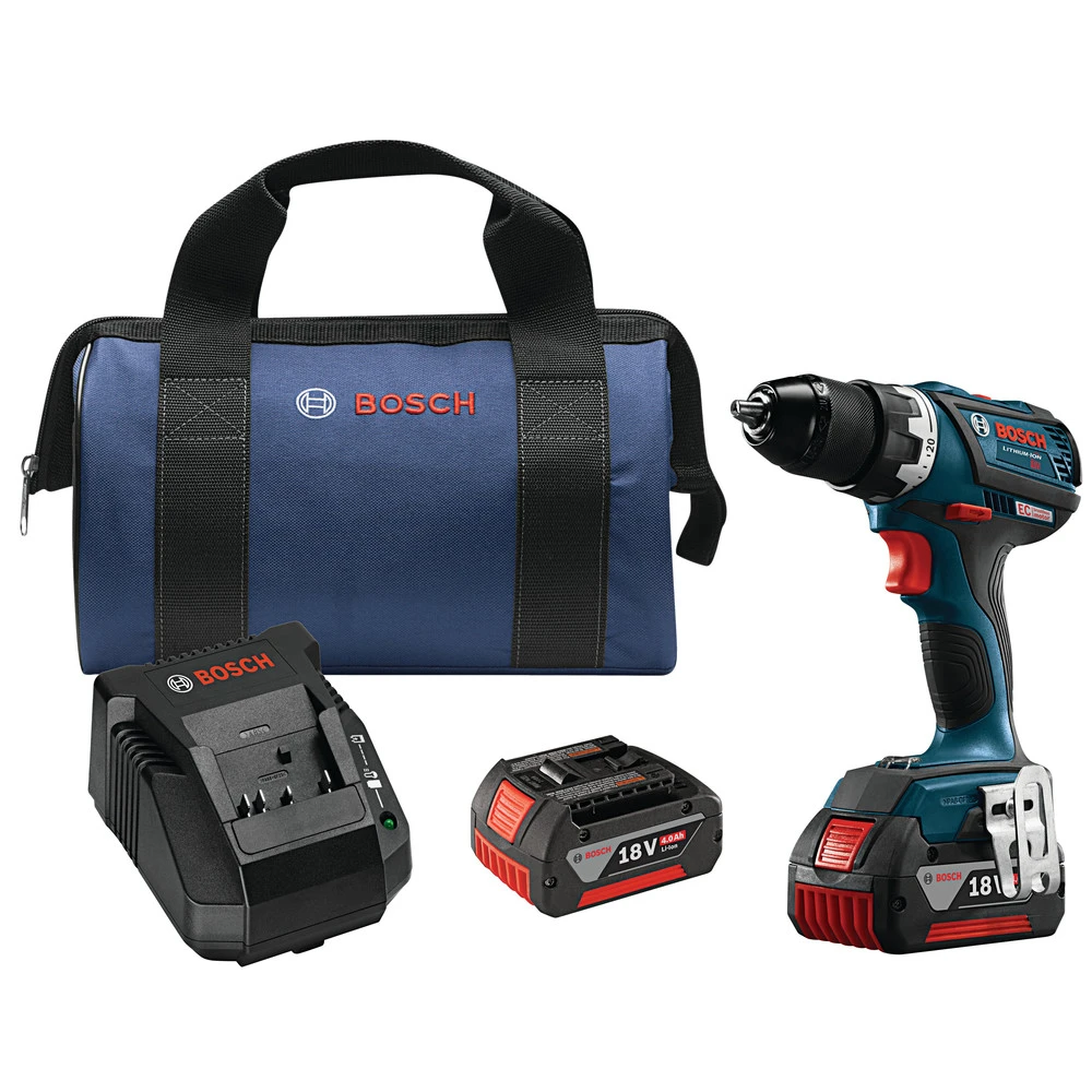 Factory Reconditioned Bosch DDS183-01-RT 18V Lithium-Ion EC Brushless Compact Tough 1/2 In. Cordless Drill Driver Kit (4 Ah) 1 Factory Reconditioned Bosch DDS183-01-RT 18V Lithium-Ion EC Brushless Compact Tough 1/2 In. Cordless Drill Driver Kit (4 Ah)