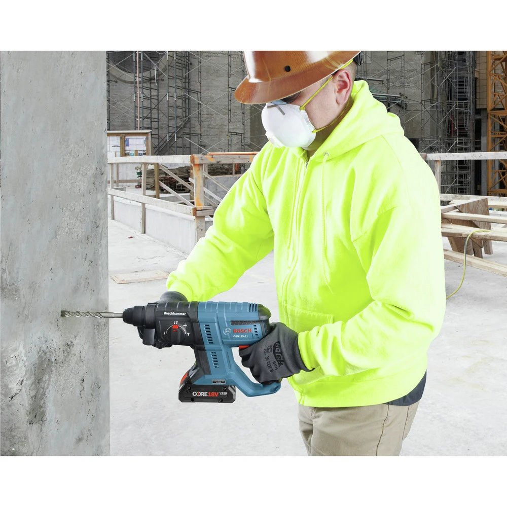 Factory Reconditioned Bosch GBH18V-21N-RT 18V Brushless Lithium-Ion SDS-plus 3/4 In. Cordless Rotary Hammer (Tool Only) 7 Factory Reconditioned Bosch GBH18V-21N-RT 18V Brushless Lithium-Ion SDS-plus 3/4 In. Cordless Rotary Hammer (Tool Only) - Image 7