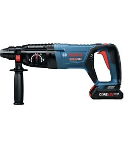 Factory Reconditioned Bosch GBH18V-26DK15-RT 18V EC Brushless Lithium-Ion SDS-Plus Bulldog 1 In. Cordless Rotary Hammer Kit (4 Ah) 11 Factory Reconditioned Bosch GBH18V-26DK15-RT 18V EC Brushless Lithium-Ion SDS-Plus Bulldog 1 In. Cordless Rotary Hammer Kit (4 Ah) -Bosch shop bshrgbh18v 26dk15 rt b