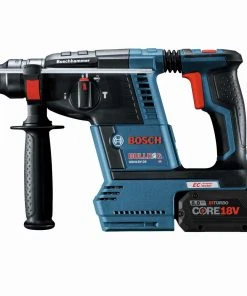 Factory Reconditioned Bosch GBH18V-26K24A-RT Bulldog 18V Brushless Lithium-Ion 1 In. Cordless SDS-Plus Rotary Hammer Kit With 2 Batteries (8 Ah) 11 Factory Reconditioned Bosch GBH18V-26K24A-RT Bulldog 18V Brushless Lithium-Ion 1 In. Cordless SDS-Plus Rotary Hammer Kit With 2 Batteries (8 Ah) -Bosch shop bshrgbh18v 26k24a rt b