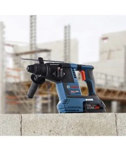 Factory Reconditioned Bosch GBH18V-26K24A-RT Bulldog 18V Brushless Lithium-Ion 1 In. Cordless SDS-Plus Rotary Hammer Kit With 2 Batteries (8 Ah) 13 Factory Reconditioned Bosch GBH18V-26K24A-RT Bulldog 18V Brushless Lithium-Ion 1 In. Cordless SDS-Plus Rotary Hammer Kit With 2 Batteries (8 Ah) -Bosch shop bshrgbh18v 26k24a rt d