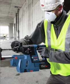 Factory Reconditioned Bosch GBH18V-26K24A-RT Bulldog 18V Brushless Lithium-Ion 1 In. Cordless SDS-Plus Rotary Hammer Kit With 2 Batteries (8 Ah) 15 Factory Reconditioned Bosch GBH18V-26K24A-RT Bulldog 18V Brushless Lithium-Ion 1 In. Cordless SDS-Plus Rotary Hammer Kit With 2 Batteries (8 Ah) -Bosch shop bshrgbh18v 26k24a rt f