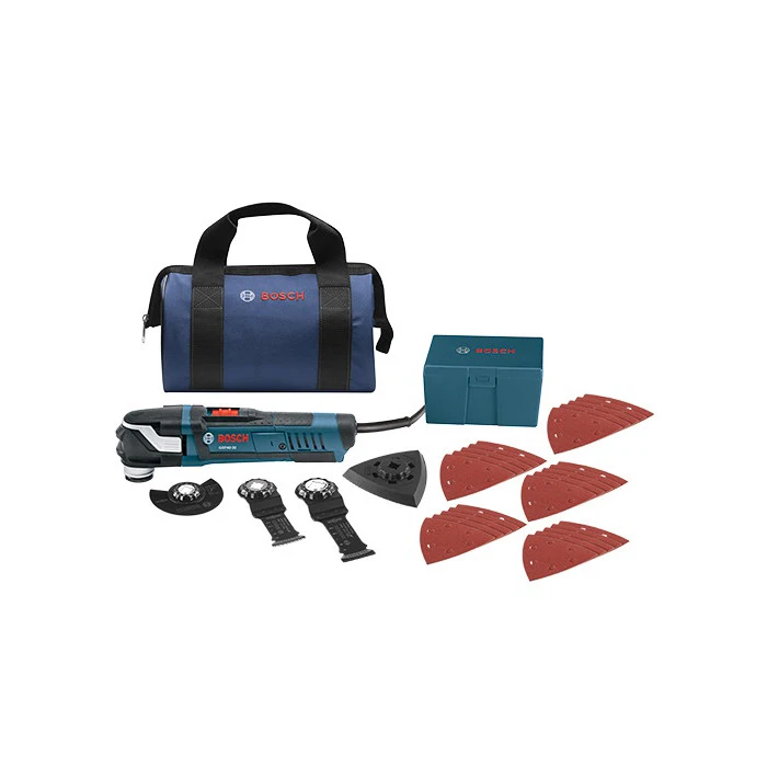 Factory Reconditioned Bosch GOP40-30B-RT Multi-X 3.0 Amp StarlockPlus Oscillating Tool Kit W/Snap-In Blade Attachment 1 Factory Reconditioned Bosch GOP40-30B-RT Multi-X 3.0 Amp StarlockPlus Oscillating Tool Kit W/Snap-In Blade Attachment
