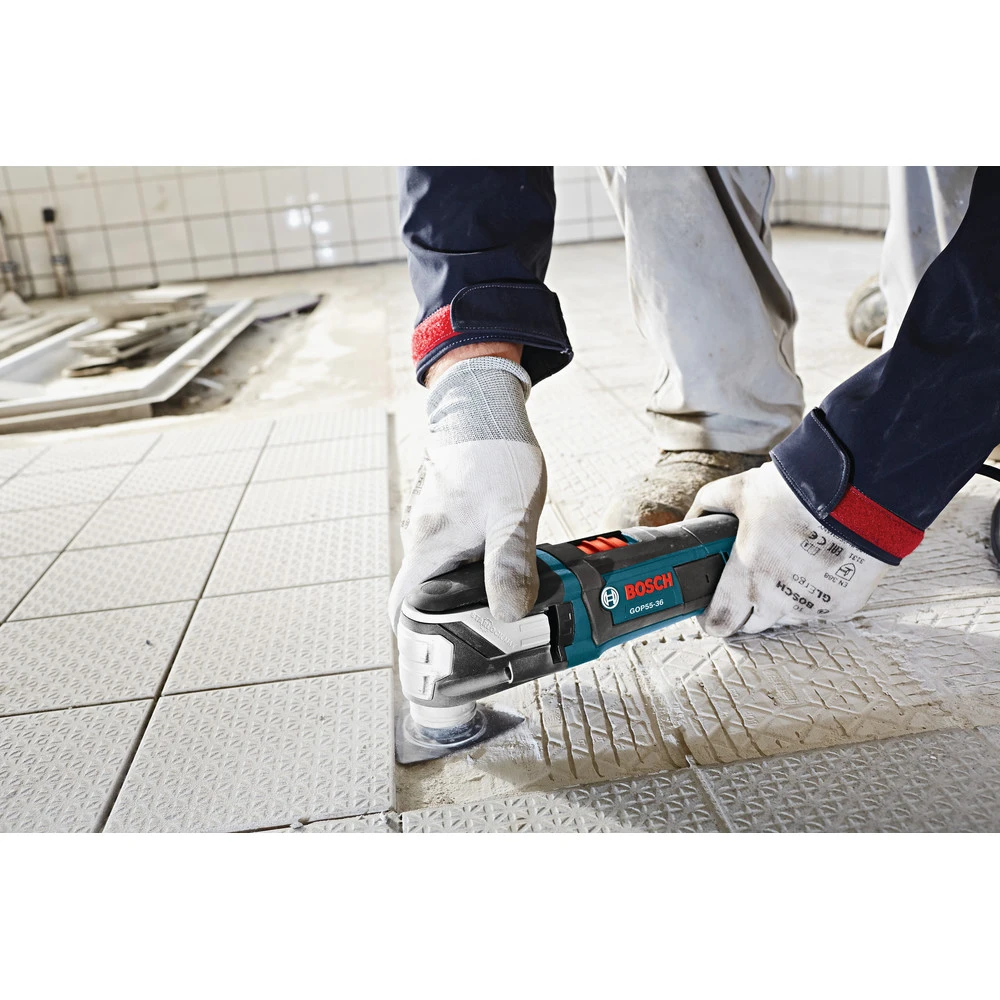 Factory Reconditioned Bosch GOP55-36B-RT 5.5 Amp StarlockMax Oscillating Multi-Tool Kit With Accessory Box 5 Factory Reconditioned Bosch GOP55-36B-RT 5.5 Amp StarlockMax Oscillating Multi-Tool Kit With Accessory Box - Image 5