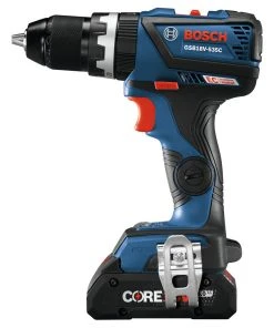 Factory Reconditioned Bosch GSB18V-535CB15-RT 18V Lithium-Ion Brushless 1/2 In. Cordless Hammer Drill Driver Kit (4 Ah) -Bosch shop bshrgsb18v 535cb15 rt b