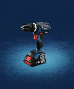 Factory Reconditioned Bosch GSB18V-535CB15-RT 18V Lithium-Ion Brushless 1/2 In. Cordless Hammer Drill Driver Kit (4 Ah) -Bosch shop bshrgsb18v 535cb15 rt g
