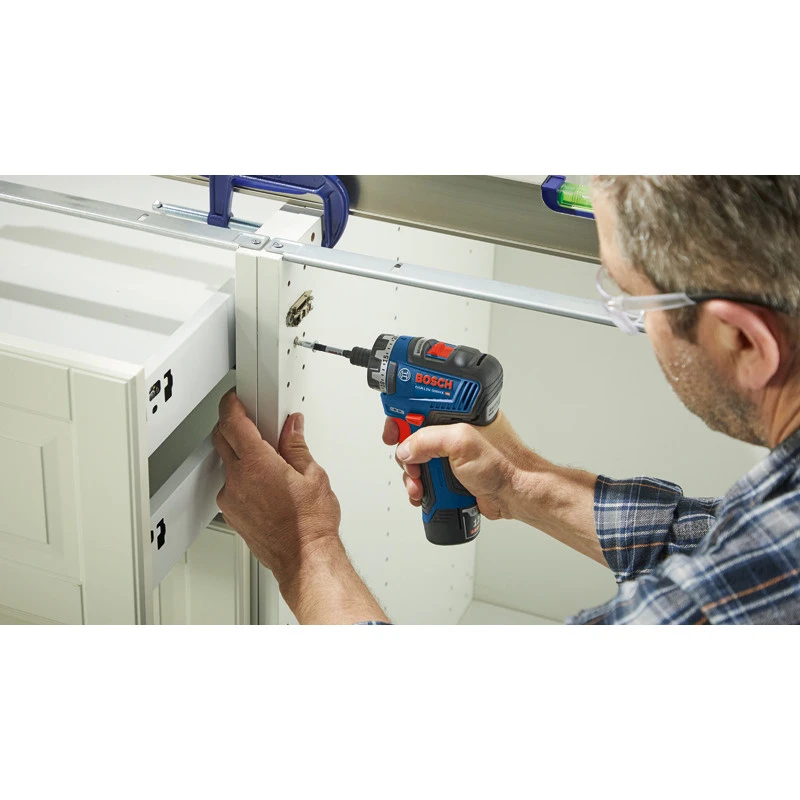 Factory Reconditioned Bosch GSR12V-300HXB22-RT 12V Max Brushless Lithium-Ion 1/4 In. Cordless Hex Two-Speed Screwdriver Kit With 2 Batteries (2.0 Ah) 5 Factory Reconditioned Bosch GSR12V-300HXB22-RT 12V Max Brushless Lithium-Ion 1/4 In. Cordless Hex Two-Speed Screwdriver Kit With 2 Batteries (2.0 Ah) - Image 5