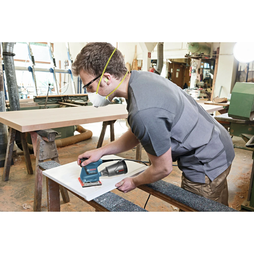 Factory Reconditioned Bosch GSS20-40-RT 2.0 Amp 1/4-Sheet Orbital Finishing Sander 8 Factory Reconditioned Bosch GSS20-40-RT 2.0 Amp 1/4-Sheet Orbital Finishing Sander - Image 8