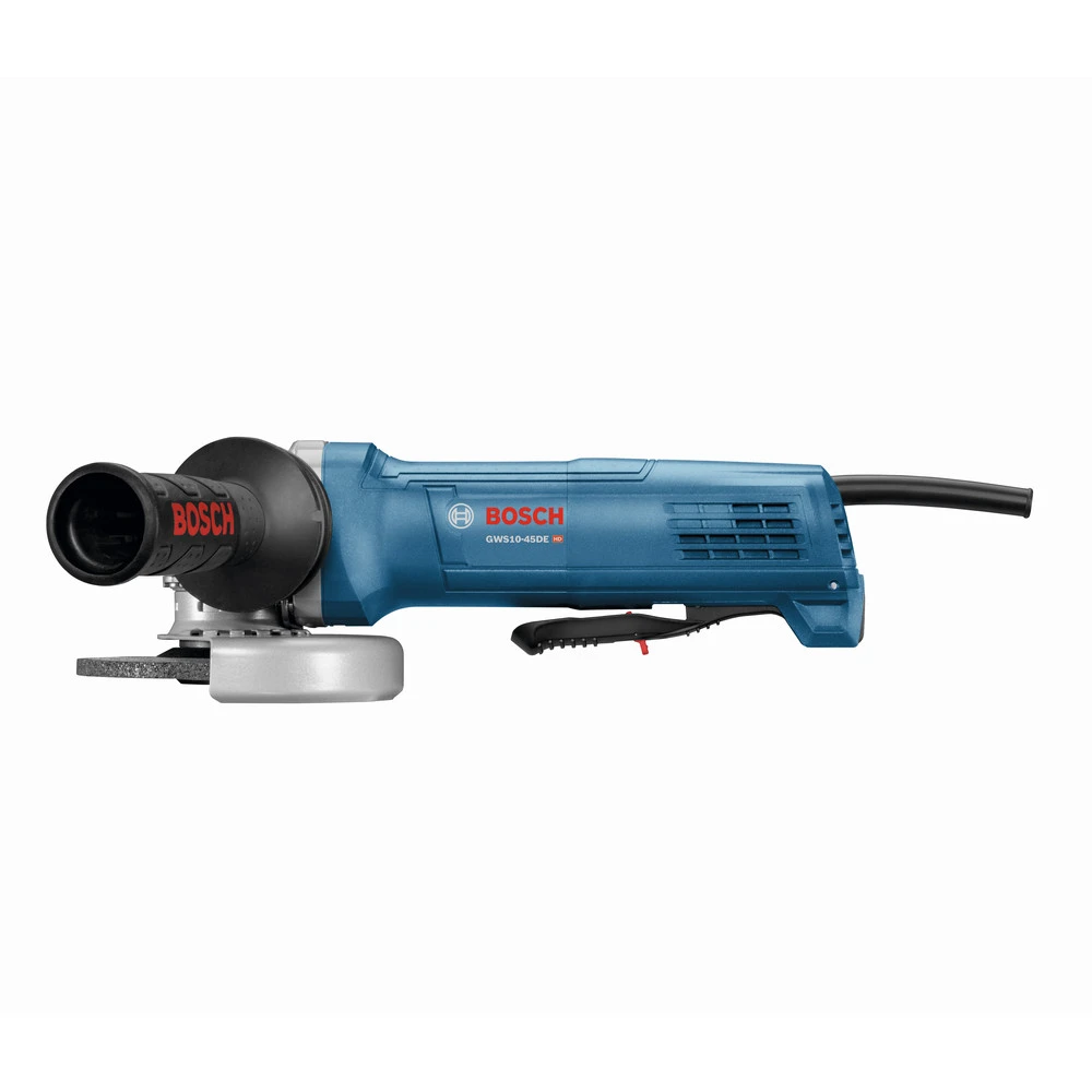 Factory Reconditioned Bosch GWS10-45DE-RT 120V 10 Amp Ergonomic 4-1/2 in. Angle Grinder with No Lock-On Paddle Switch Factory Reconditioned Bosch GWS10-45DE-RT 120V 10 Amp Ergonomic 4-1/2 In. Angle Grinder With No Lock-On Paddle Switch -Bosch shop bshrgws10 45de rt a