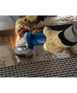 Factory Reconditioned Bosch GWS10-45DE-RT 120V 10 Amp Ergonomic 4-1/2 In. Angle Grinder With No Lock-On Paddle Switch 4 Factory Reconditioned Bosch GWS10-45DE-RT 120V 10 Amp Ergonomic 4-1/2 In. Angle Grinder With No Lock-On Paddle Switch -Bosch shop bshrgws10 45de rt d