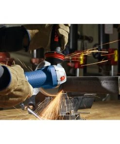 Factory Reconditioned Bosch GWS10-45E-RT 120V 10 Amp Ergonomic 4-1/2 In. Angle Grinder 11 Factory Reconditioned Bosch GWS10-45E-RT 120V 10 Amp Ergonomic 4-1/2 In. Angle Grinder -Bosch shop bshrgws10 45e rt d